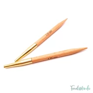 KnitPro Basix Birch - körkötőtű fej - knitting needle tip - 8.5cm - 5.5mm