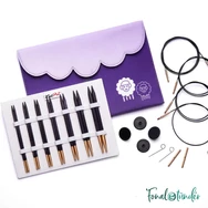KnitPro J'Adore Delux - exkluzív cserélehető végű körkötőtű szett- knitting needle set - 4-8mm - 02
