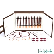 KnitPro Rose IC Delux - cserélehető végű körkötőtű szett- knitting needle set - 3.5-8mm - kep2