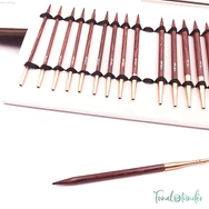 KnitPro Rose IC Delux - cserélehető végű körkötőtű szett- knitting needle set - 3.5-8mm - kep3