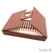 KnitPro Rose IC Delux - cserélehető végű körkötőtű szett- knitting needle set - 3.5-8mm - kep4