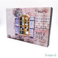 KnitPro Knit and Purr - cserélehető végű körkötőtű szett- knitting needle set - 3-8mm