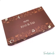 KnitPro Knit and Coffee - cserélehető végű körkötőtű szett- knitting needle set - 3-8mm