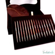KnitPro Knit and Coffee - cserélehető végű körkötőtű szett- knitting needle set - 3-8mm