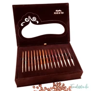 KnitPro Knit and Coffee - cserélehető végű körkötőtű szett- knitting needle set - 3-8mm