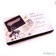 KnitPro Knit and Coffee - cserélehető végű körkötőtű szett- knitting needle set - 3-8mm