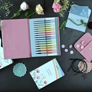 KnitPro Self Love - cserélehető végű körkötőtű szett- knitting needle set - 3.5-8mm - kep2