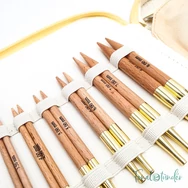 KnitPro Basix Beginner Set - interchangeable needle set - cserélehető végű körkötőtű szett -  3.5-8mm - 07