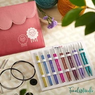 KnitPro Zing Delux knitting needle set - cserélehető körkötőtű készlet - 3.5-8mm