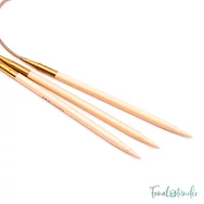 Addi CrasyTrio Bamboo - flexible double pointed needle set - kötőtűkészlet - 24cm - 4.5mm