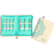 KnitPro MINDFUL The Kindness Set - cserélhető rövid acél körkötőtű szett - short knitting needle set - 4