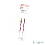 KnitPro Symfonie - extra rövid körkötőtű fej - extra short knitting needle tip - 4.5mm - 03