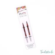 KnitPro Symfonie - extra rövid körkötőtű fej - extra short knitting needle tip - 5mm - 03 KnitPro Symfonie - extra rövid körkötőtű fej - extra short knitting needle tip - 5mm - 03