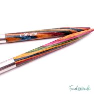 KnitPro Symfonie - extra rövid körkötőtű fej - extra short knitting needle tip - 6mm - 02