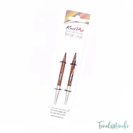 KnitPro Symfonie - extra rövid körkötőtű fej - extra short knitting needle tip - 6mm - 03