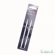 KnitPro Nova Cubics - szögletes fém körkötőtű fej - knitting needle tip - 5.5mm - 2