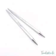 KnitPro Nova Cubics - szögletes fém körkötőtű fej - knitting needle tip - 6mm