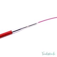 KnitPro steel swivel cable - csapágyas acél kábel kötéshez horgoláshoz - 56 (80) cm