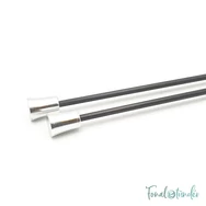 KnitPro Karbonz - egyenes kötőtű - single-pointed knitting needle - 25cm - 2.5mm - 04