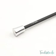 KnitPro Karbonz - egyenes kötőtű - single-pointed knitting needle - 25cm - 3.5mm - 03