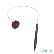 KnitPro Lantern Moon - ébenfa körkötőtű fej - knitting needle tip - 6mm - 02