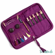 Lantern Moon Grace - ébenfa körkötőtű készlet - knitting needle set - 3-5mm