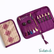 Lantern Moon Grace - ébenfa körkötőtű készlet - knitting needle set - 3-5mm