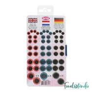 csillám baba/figura szemek - biztonsági - glittter safety eyes - 8-18mm