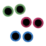 csillám baba/figura szemek - biztonsági - glittter safety eyes - 8-18mm - 4