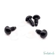 Fekete baba/figura szemek - biztonsági - black safety eyes -12mm Fekete baba/figura szemek - biztonsági - black safety eyes -12mm