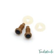 arany baba/figura szemek - biztonsági - golden safety eyes -6mm arany baba/figura szemek - biztonsági - golden safety eyes -6mm