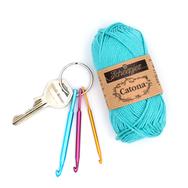 Kulcstartós mini horgolótű készlet - Key chain crochet hooks 3-4-5mm Kulcstartós mini horgolótű készlet - Key chain crochet hooks 3-4-5mm
