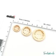Fa gombok - Wooden buttons - Handmade with love - 20mm