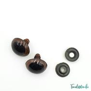 Barna baba/figura szemek - biztonsági - Brown safety eyes - 20mm Barna baba/figura szemek - biztonsági - Brown safety eyes - 20mm