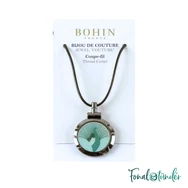 Bohin Thread Cutter Pendant Peacock - fonalvágó nyaklánc - pávás - 02