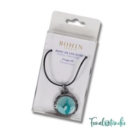 Bohin Thread Cutter Pendant Peacock - fonalvágó nyaklánc - pávás - 03