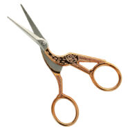 Madaras arany kézimunka olló - bird-shaped handicraft scissors - rose gold -11.5cm
