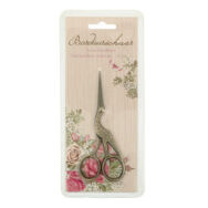 Madaras arany kézimunka olló - bird-shaped handicraft scissors - bronze -11.5cm