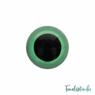 Zöld baba/figura szemek - biztonsági - Green safety eyes -14mm - 02