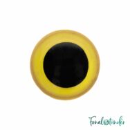 Sárga baba szemek - biztonsági - Yellow safety eyes -14mm - 02