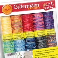 Gütermann Creativ set - deco stitch - színátmenetes dekor varrócérna készlet