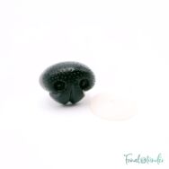 Fekete amigurumi biztonsági orr - black safety animal nose - 24mm