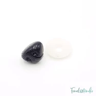 Fekete amigurumi biztonsági orr - black safety animal nose - 20mm
