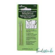Clover - Darning needle set - gyapjúvarró tű készlet nyitható fejjel - 2db