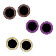 csillám baba/figura szemek - biztonsági - glittter safety eyes - 8-18mm - 2 csillám baba/figura szemek - biztonsági - glittter safety eyes - 8-18mm - 2