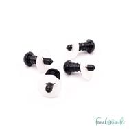 Fekete baba/figura szemek - biztonsági - black safety eyes -6mm Fekete baba/figura szemek - biztonsági - black safety eyes -6mm