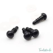 Fekete baba/figura szemek - biztonsági - black safety eyes - 10mm - kep 2 Fekete baba/figura szemek - biztonsági - black safety eyes - 10mm - kep 2
