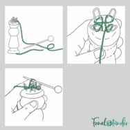 KnitPro Knitting Dolly - fa körmöcske zsinór kötéshez - piros - 04