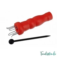 KnitPro Knitting Dolly - fa körmöcske zsinór kötéshez - piros