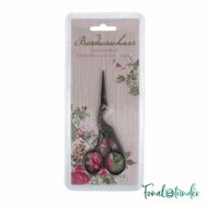 Madaras kézimunka olló - fekete - bird-shaped handicraft scissors - black -11.5cm - 02